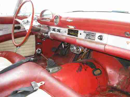 1955 Ford Thunderbird Ca Black Plate Barnfind Hot Rod, image 8