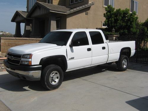 2007 chevy silverado 3500 ls crew cab lbz duramax diesel 2wd srw classic body