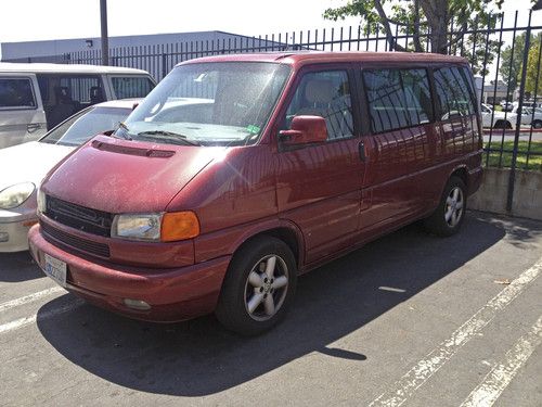 2001 volkswagen eurovan gls standard passenger van 3-door 2.8l- non-opperational