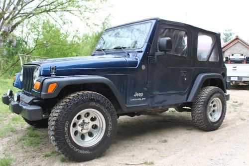 2004 jeep wrangler trail edition 4x4 auto