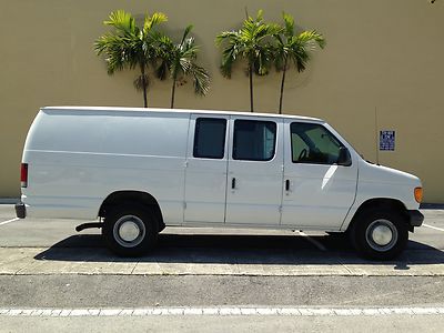 E350 extended cargo 1 ton van  e-350 econoline super duty 5.4 v8