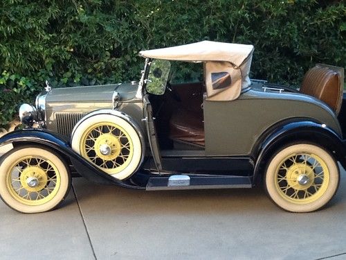 1930 ford model a roadster convertible antique in montecito, ca