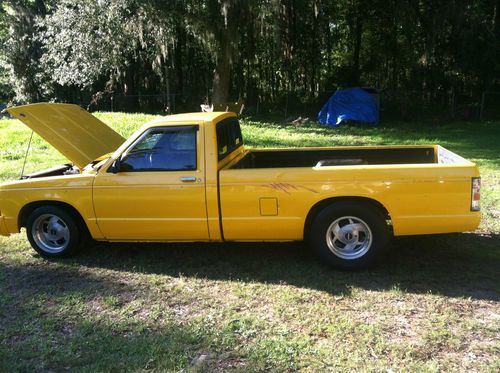 1986 chevrolet s-10 pickup hot rod 350 cid v8 p/s, p/b