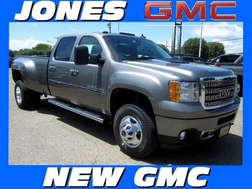 New 2013 gmc sierra 3500hd 4wd crew cab denali diesel drw msrp $66205