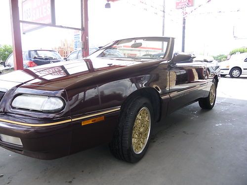 1994 chrysler lebaron gtc convertible 2-door 3.0l