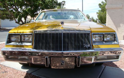 1981 buick regal coupe 3.8l  2d.