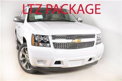 Chevrolet tahoe ltz new 4 dr suv automatic 5.3l vortec 16v summit wht