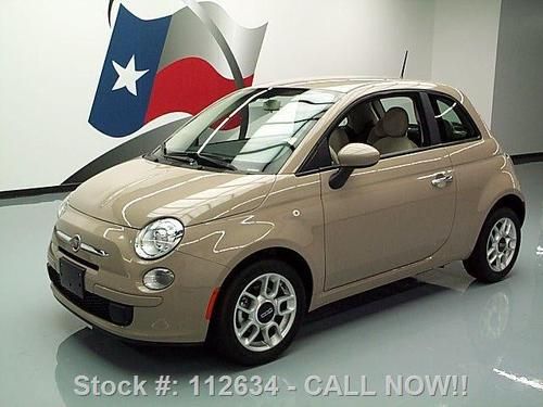 2012 fiat 500 pop automatic cd audio cruise ctrl 134 mi texas direct auto