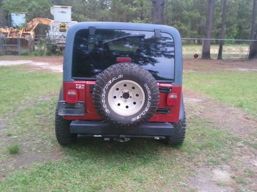 1999 jeep wrangler sahara sport utility 2-door 4.0l