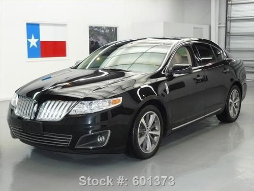 2009 lincoln mks awd pano sunroof nav rear cam 19's 36k texas direct auto