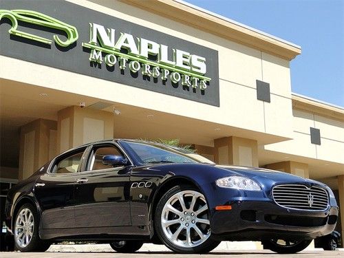 2007 maserati quattroporte blu nettuno cambio corsa transmission ball polished