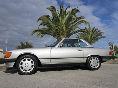 1986 mercedes benz 560sl convertible hartop very clean good condition