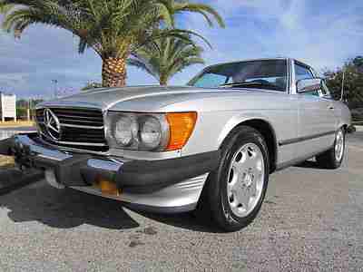 1986 MERCEDES BENZ 560SL CONVERTIBLE HARTOP VERY CLEAN GOOD CONDITION, US $9,995.00, image 5