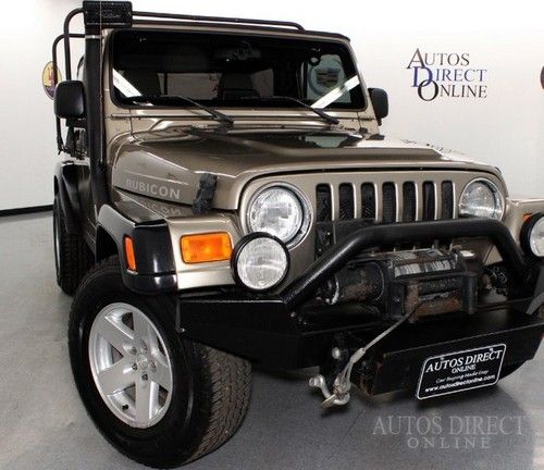 We finance 06 rubicon unlimited long wheel base 4wd 6-spd cd stereo winch a/c i6
