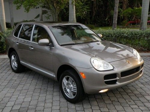 06 cayenne s v8 pcm navigation beige supple leather bose moonroof fl owned