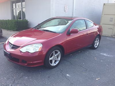 Red rsx sport coupe auto power sunroof sporty alloy wheels runs excellent