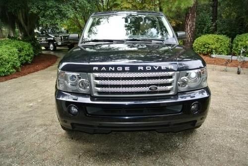 2007 land rover range rover sport superchargednavigation system  leather seats