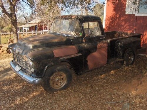 1955 chevy, factory black, original paint, california