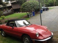 Fantastic 1986 alpha romeo low mileage