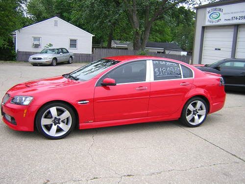 2009 pontiac g8 gt -4dr-6.0 v8-22,000 miles