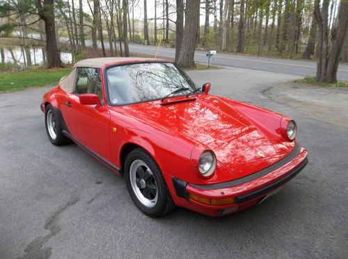 1985 porsche 911 carrera cabriolet