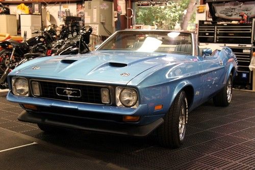 1973 ford mustang convertible mach 1 hood super sport wheels 302 v8