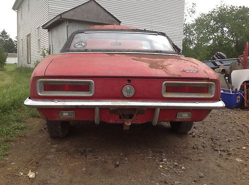 1967 CAMARO RS 1 owner protecto plate project 62k miles fold down seat 68 69, image 15