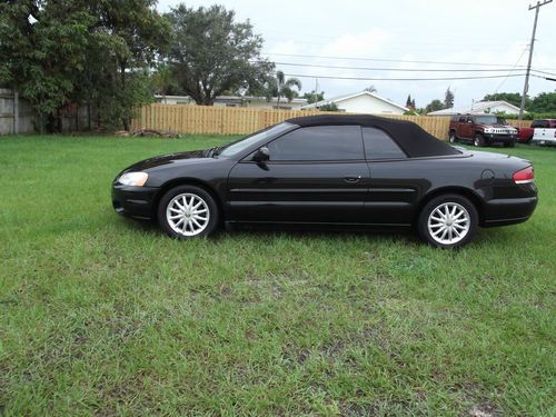 2003 sebring coverible lxi  florida car  well serviced  ice cold a/c