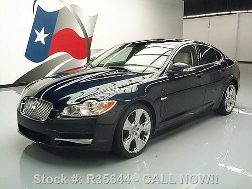 2009 jaguar xf supercharged sunroof nav dvd 20's 38k mi texas direct auto