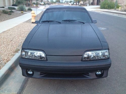 Black 1990 mustang gt foxbody 5.0