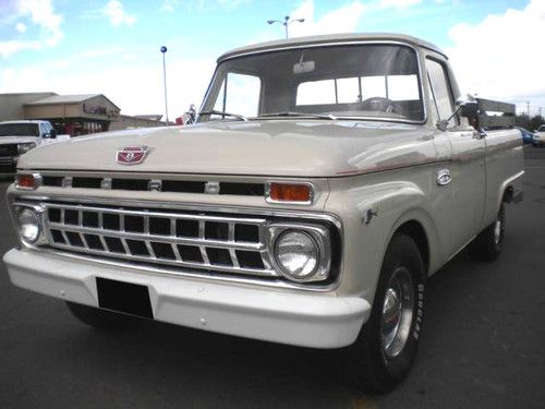 Original 1965 ford f-100 custom cab *perfect*  v-8