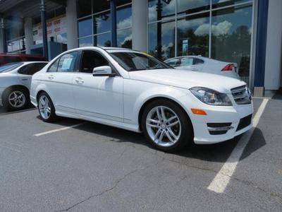 Factory certified! 2013 mercedes-benz c250 sportsedan glasssunroof/premium 1 pkg