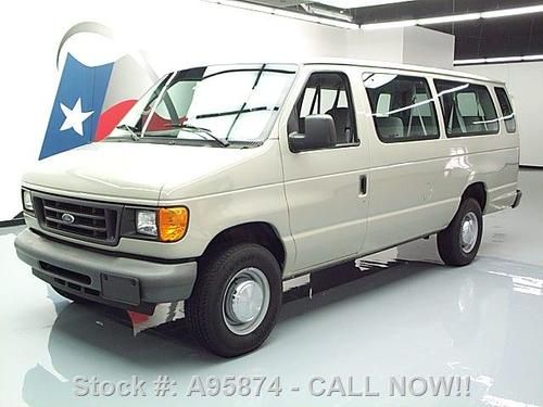 2006 ford e350 ext 15-pass van 5.4l v8 cruise ctrl 60k texas direct auto