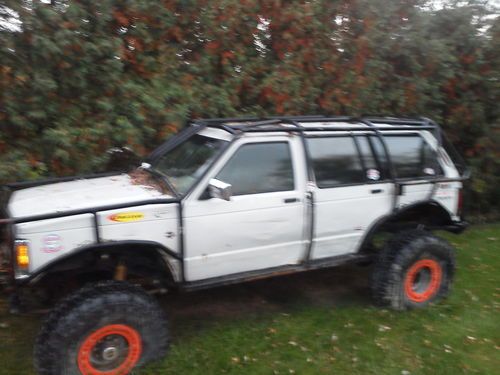 1994 chevy s10 blazer rock crawler trail rig 14 bolt dana 60 boggers exocage