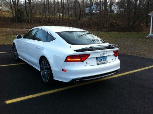 2012 audi a7 like new white full loaded with night vision heads up display