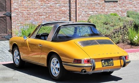 RARE 911S SOFT-WINDOW TARGA 100% FACTORY-ORIG FLOORS #MATCH BLACK CA PLATES, image 3