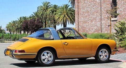RARE 911S SOFT-WINDOW TARGA 100% FACTORY-ORIG FLOORS #MATCH BLACK CA PLATES, image 8