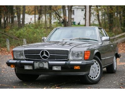 1988 mercedes benz 560 560sl convertible hard top southern car super low miles