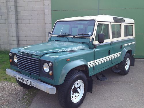 Land rover defender 110 county station wagon, v8, 1984, totally original