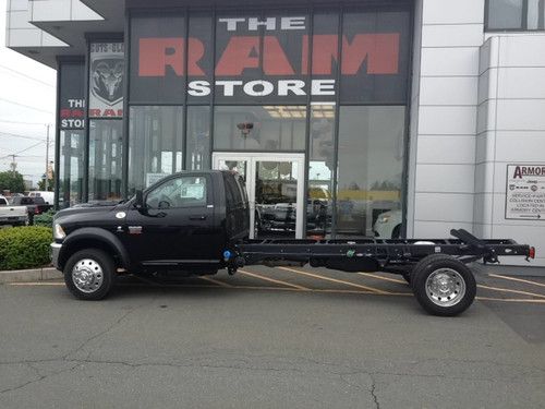 New 2012 ram 5500 slt cab &amp; chassis, cummins turbo diesel, auto, 120" cab/axle