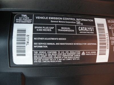 1994 CAMARO Z28-LOADED-T TOP COUPE-SIX SPEED-350 LT1-LOW MILES-EXTRA CLEAN, US $6,900.00, image 47