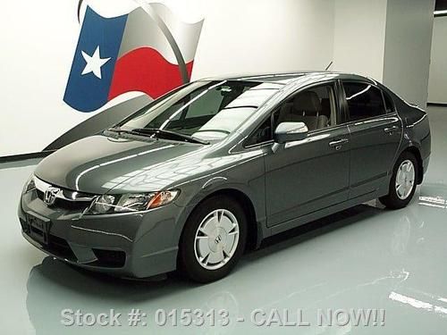 2009 honda civic hybrid sedan cruise ctl spoiler 60k mi texas direct auto