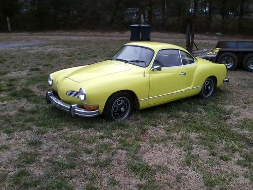 1974 vintage karmann ghia in very good condition and ready for restore-runs!!