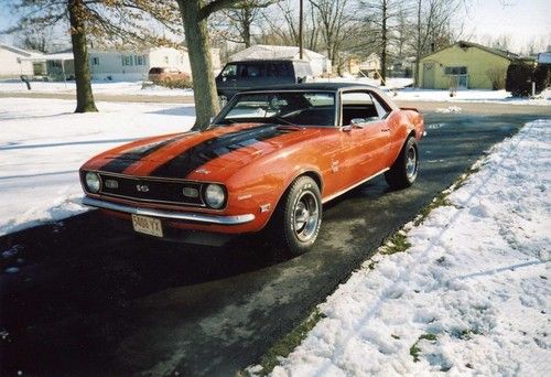 1968 chevrolet camaro ss hugger orange 4-speed 454ci