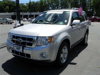 Silver black awd 4x4 4wd roof limited leather navigation nav suv flex certified