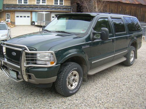 2003 ford excursion limited 4x4 diesel   only 28 k     must see
