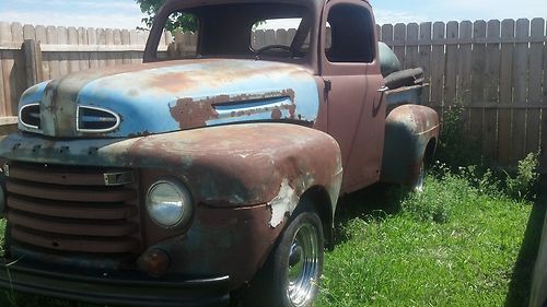 1950 ford f1 pick up truck. hot rod. rat rod. nice project!