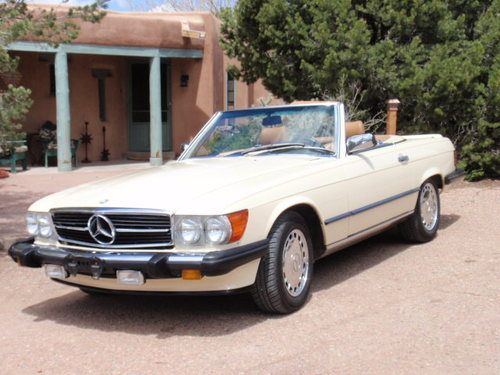 560 sl roadster, excellent condition with only 50,400 miles