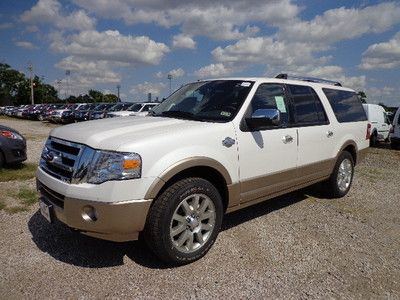 2013 white platnium expedition king ranch el 4x4