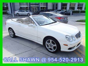 2005 clk500 convertible, only 39,000 miles, amg sportpackage, mercedes-benz dlr!